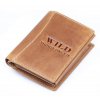 Pánská kožená peněženka Wild koňaková hnědá 5452 ModexaStyl (2)