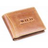 Pánská kožená peněženka Wild 5453 tmavě koňaková světle hnědá ModexaStyl (2)