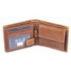 Pánská kožená peněženka Wild 5453 tmavě koňaková světle hnědá ModexaStyl (4)