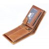 Pánská kožená peněženka Wild 5453 tmavě koňaková světle hnědá ModexaStyl (5)