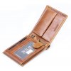 Pánská kožená peněženka Wild 5453 tmavě koňaková světle hnědá ModexaStyl (6)