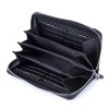 Velká dámská kožená peněženka na zip Jennifer Jones 5553 černá ModexaStyl (5)