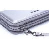 Velká dámská kožená peněženka s popruhem přes rameno šedá Jennifer Jones 5276 RD ModexaStyl (5)