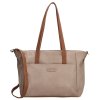 Kabelka do ruky a přes rameno Shopper béžová Beagles 18688 ModexaStyl (2)