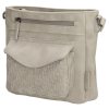 Kabelka přes rameno crossbody Beagles šedá 18927 ModexaStyl (4)