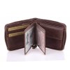 Pánská kožená peněženka na zip Wild 5267 hnědá ModexaStyl (2)