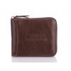 Pánská kožená peněženka na zip Wild 5267 hnědá ModexaStyl (3)