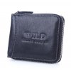 Pánská kožená peněženka na zip Wild černá W5532 ModexaStyl (3)
