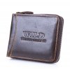 Pánská kožená peněženka na zip Wild hnědá W5532 ModexaStyl (2)