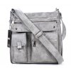 Praktická crossbody kabelka přes rameno šedá Jennifer Jones 3427 2 GY ModexaStyl (2)