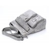 Praktická crossbody kabelka přes rameno šedá Jennifer Jones 3427 2 GY ModexaStyl (11)