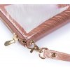 Velká dámská kožená peněženka na zip s poutkem na karabinu Jennifer Jones béžová 5295 11 BG ModexaStyl (7)