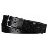 Pánský kožený opasek s ražbou černý Peterson PTN PRS 04G ModexaStyl (1)