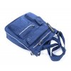 Lehká volnočasová kabelka přes rameno crossbody modrá bag Street 2221 ModexaStyl (2)