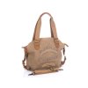 Kabelka přes rameno ze silného plátna Canvas hnědá Jennifer Jones 4536 ModexaStyl (4)