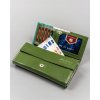 Středně velká dámská kožená peněženka zelená multicolor Peterson 3690 RRR ModexaStyl (3)