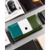 Středně velká dámská kožená peněženka zelená multicolor Peterson 3690 RRR ModexaStyl (6)