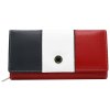 Středně velká dámská kožená peněženka červená multicolor Peterson 3690 RRR ModexaStyl (8)