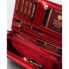 Středně velká dámská kožená peněženka červená multicolor Peterson 3690 RRR ModexaStyl (11)
