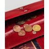 Středně velká dámská kožená peněženka červená multicolor Peterson 3690 RRR ModexaStyl (12)