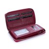 Dámská kožená peněženka s poutkem červená Jennifer Jones 5295 2 ModexaStyl (2)