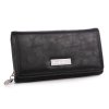 Elegantní dámská peněženka Jennifer Jones umělá kůže 1108 7 černá ModexaStyl (1)