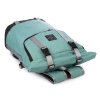 Stylový RollTop městský dámský batoh tyrkysový světle zelený Bag Street 4103 TK ModexaStyl (3)