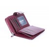 Malá dámská kožená peněženka vínová Jennifer Jones 5198 2 VN ModexaStyl (13)