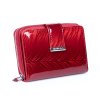 Malá dámská kožená peněženka červená žíhaný Jennifer Jones 5198 11 RD ModexaStyl (2)