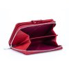 Malá dámská kožená peněženka červená žíhaný Jennifer Jones 5198 11 RD ModexaStyl (10)