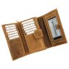 Dámská kožená peněženka hnědá Gregorio GM011 ModexaStyl (12)