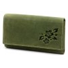 Velká dámská kožená peněženka zelená Gregorio GM196 ModexaStyl (2)