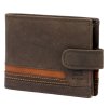 Pánská kožená peněženka tmavě hnědá Nordee N992L DBN ModexaStyl (2)