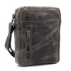 Pánská kožená taška přes rameno černo šedá Dargelis DS1 BKG ModexaStyl (3)