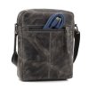 Pánská kožená taška přes rameno černo šedá Dargelis DS1 BKG ModexaStyl (5)