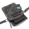 Pánská kožená taška přes rameno černo šedá Dargelis DS1 BKG ModexaStyl (6)