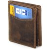 Mini kožená peněženka skládačka hnědá J Jones 5469 BN ModexaStyl (4)