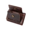 Mini kožená peněženka skládačka Wild hnědá 5539 ModexaSTyl (2)
