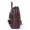 Dámský městský batůžek tmavě hnědý s výšivkou COSL001 ModexaStyl (4)