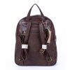 Dámský městský batůžek tmavě hnědý s výšivkou COSL001 ModexaStyl (5)