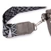 Dámská crossbody ledvinka s širokým popruhem šedá Jennifer Jones 3150 ModexaStyl (2)