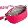 Dámská crossbody ledvinka s širokým popruhem růžová Jennifer Jones 3150 ModexaStyl (3)