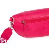 Dámská crossbody ledvinka s širokým popruhem růžová Jennifer Jones 3150 ModexaStyl (1)