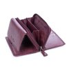 Dámská kožená peněženka Money maker 521B bordó vínová ModexaStyl (2)