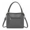 Kabelka do ruky a přes rameno šedá Miss Lulu HBM2509 ModexaStyl (3)