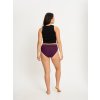 Sensual Hi Waist Bikini 3 Pack Raisin Purple 1