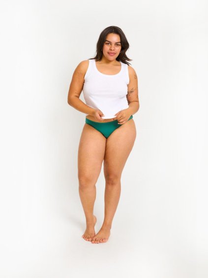 Menstruační kalhotky Basic Cheeky Bikini Moderate-Heavy Jungle