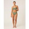 SWSBHLMHOSGW MB Swimwear Hi Leg Cheeky Bottom MH Oasis Green 0440 model Hailey 10 S
