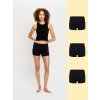 SLBSSOBLAW MB Soft Stretch Seamless Boyshort 3 Pack Super Black 341