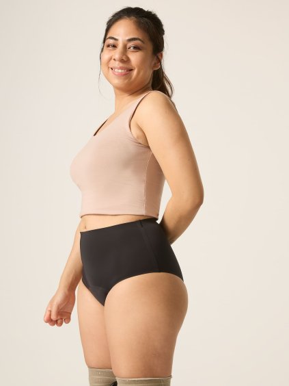 majtki menstruacyjne modibodi Seamfree Full Brief MH Black 2